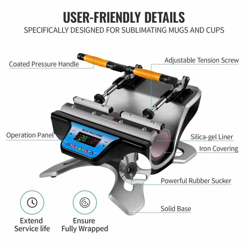Double Mug Heat Press Machine
