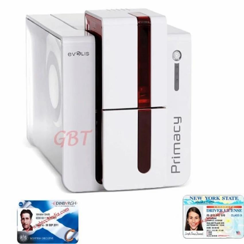 Dual-Sided Color PVC ID Thermal Printer