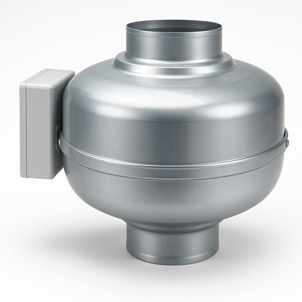 Galvanised Steel Duct Inline Fan