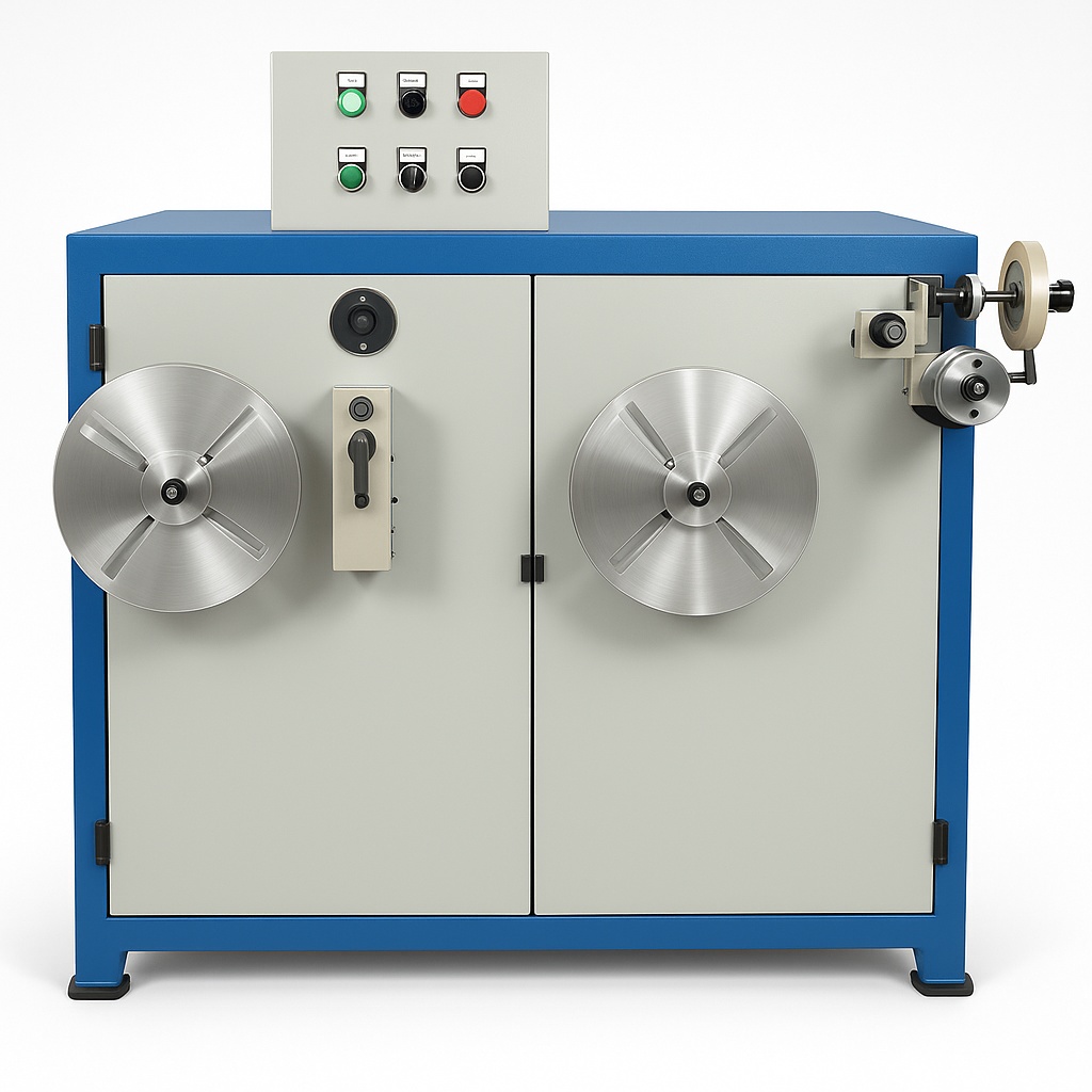 Duel Semi Auto Coil Machine, 2 Ton