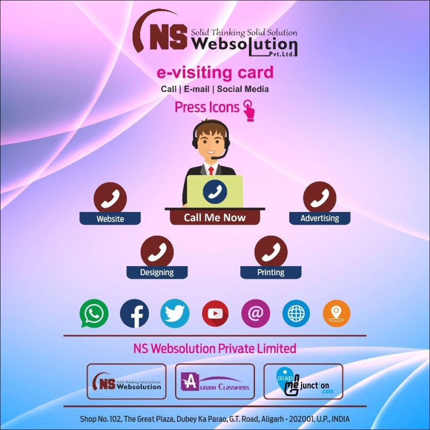 Digital Business Card with Online Support