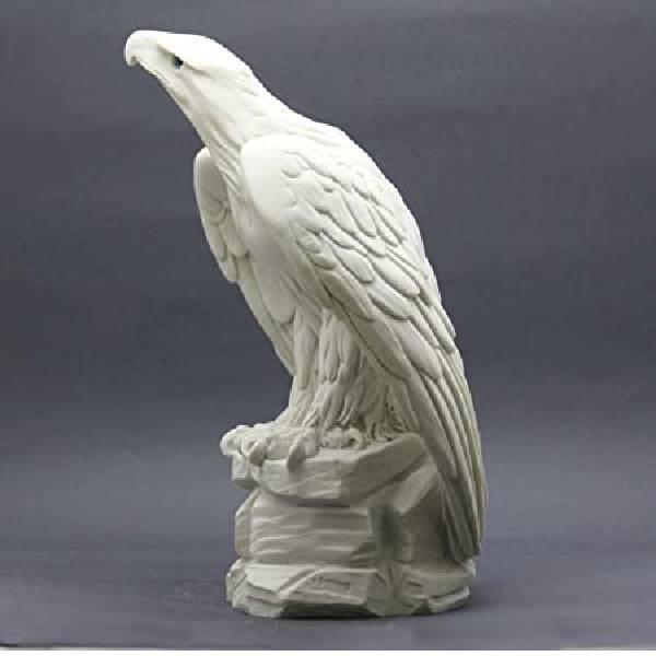 Marble Eagle Sculpture 21 inch