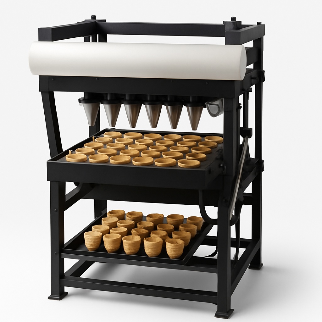 Edible Tea Cup Manufacturing Machine