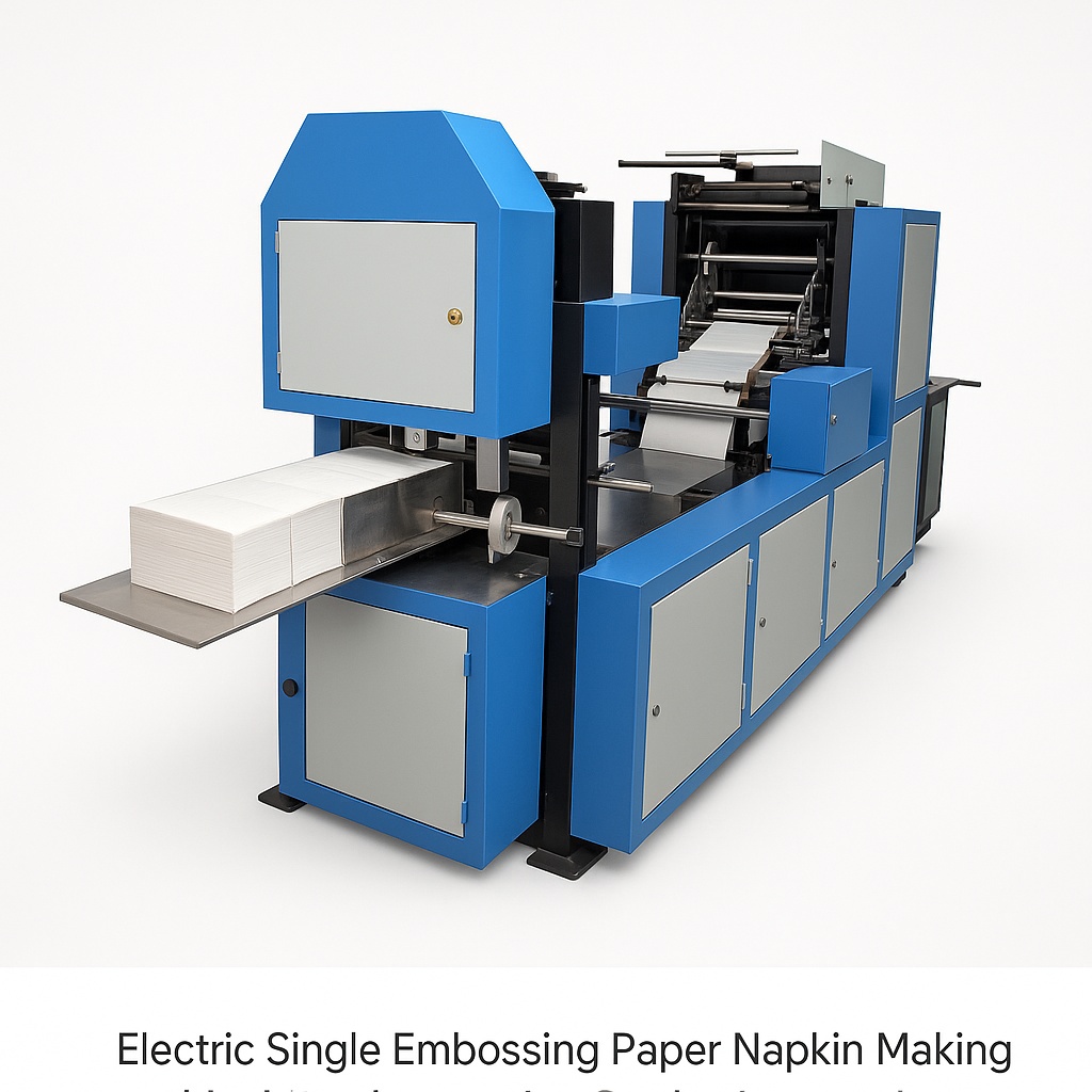 Electric Single Embossing Napkin Machine