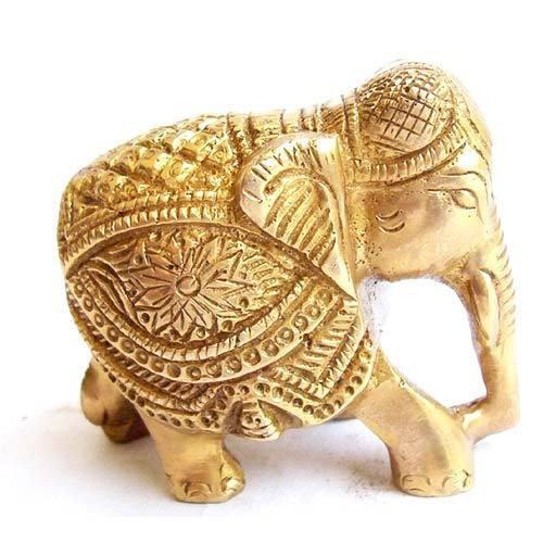 Elephant Figurine, Interior Decor Accessory, 2.5"