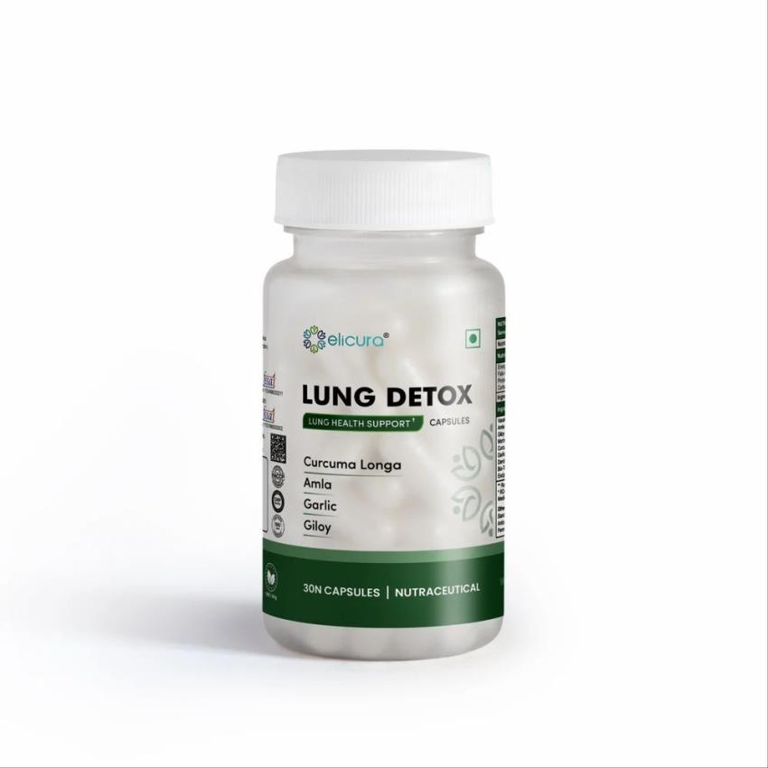 Elicura Lung Detox Veggie Capsules