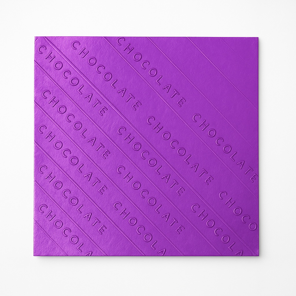 Embossed Chocolate Wrapping Foil (250x280mm)