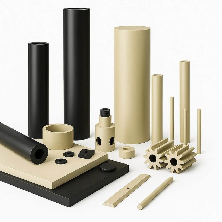 Engineering ESD PEEK Plastic Sheet, 0.5mm Thickness, 1m