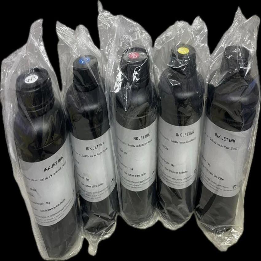 Yellow Ricoh Gen5 UV Printer Ink, 1 Litre