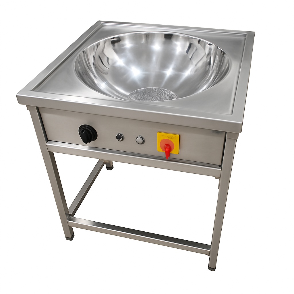 Gas Range Stainless Steel Restaurant Electric Kadai