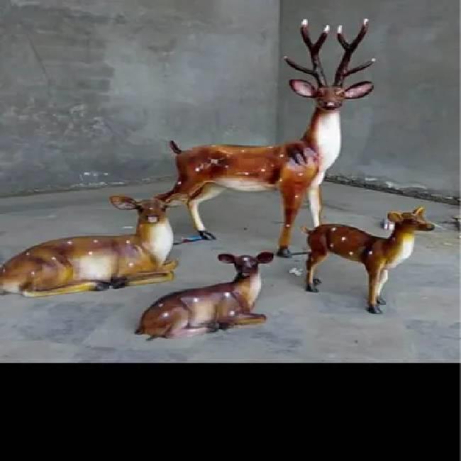 Fiber Decorative Deer