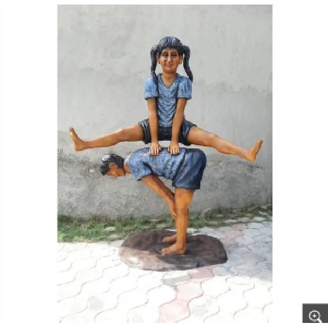 Fiberglass Children Statue