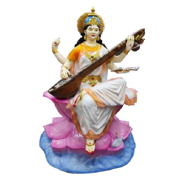 Fiberglass Saraswati Figurine