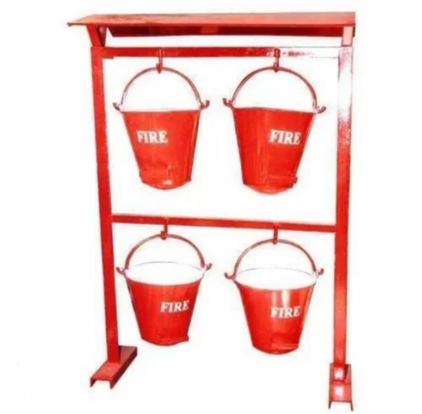 Four-Bucket Fire Stand