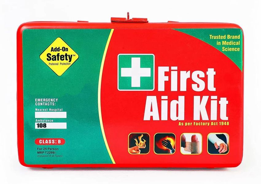 Steel First Aid Kit Class B