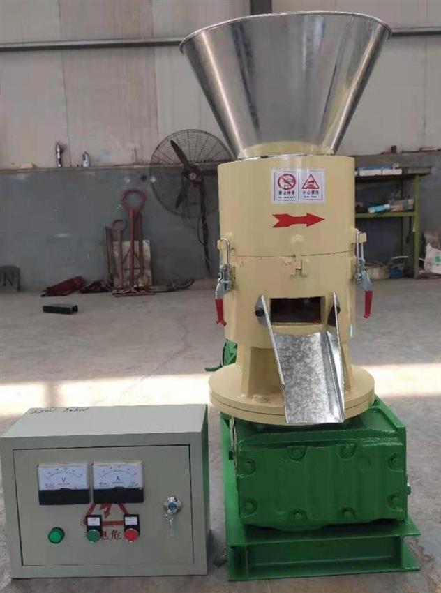 Flat Die Pellet Machine, 200-250 kg/hr