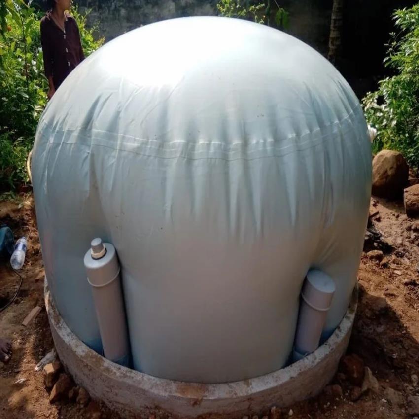 White PVC Flexi Biogas DOOM