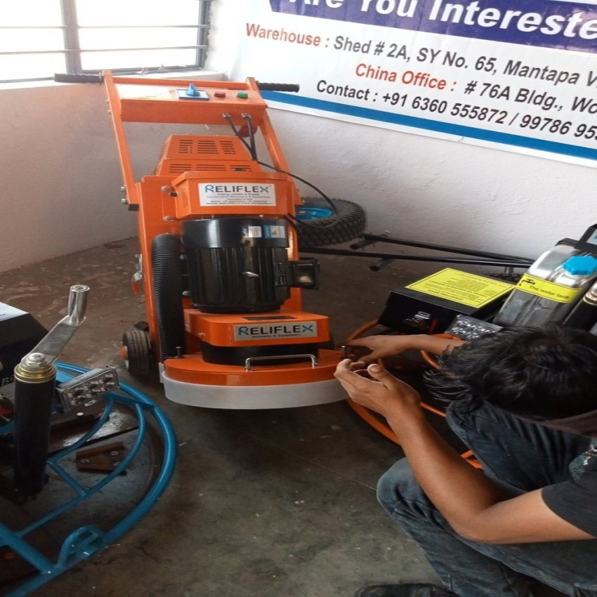 4-Inch Floor Polishing Machine, 3kW