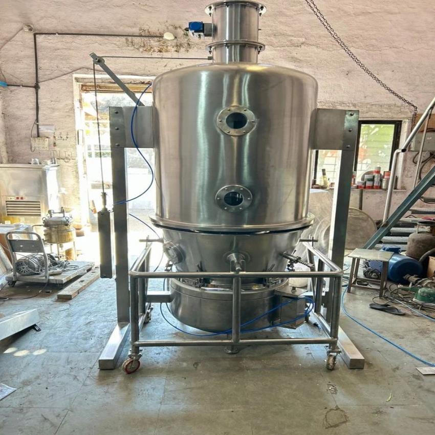 Semi Automatic Fluid Bed Dryer Machine