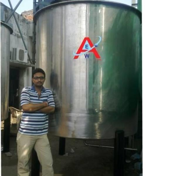 Vertical Food Processing Tank