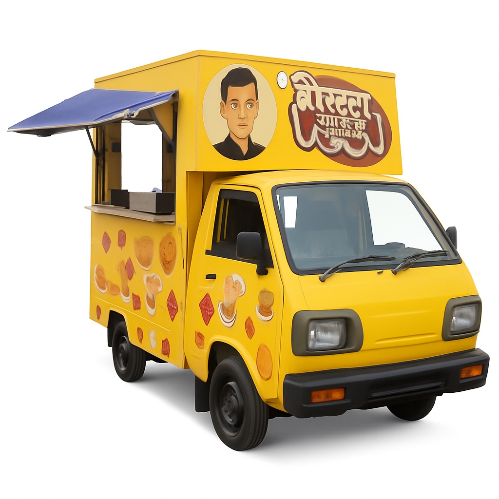 Food Van Partially Stocked