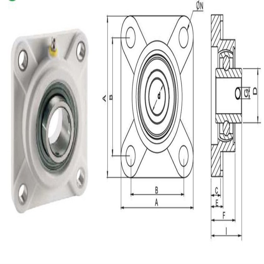 Four Bolt Flange Bearing