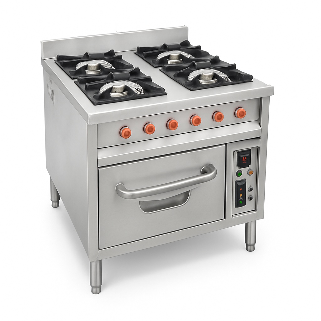 Four Burner Oven Range