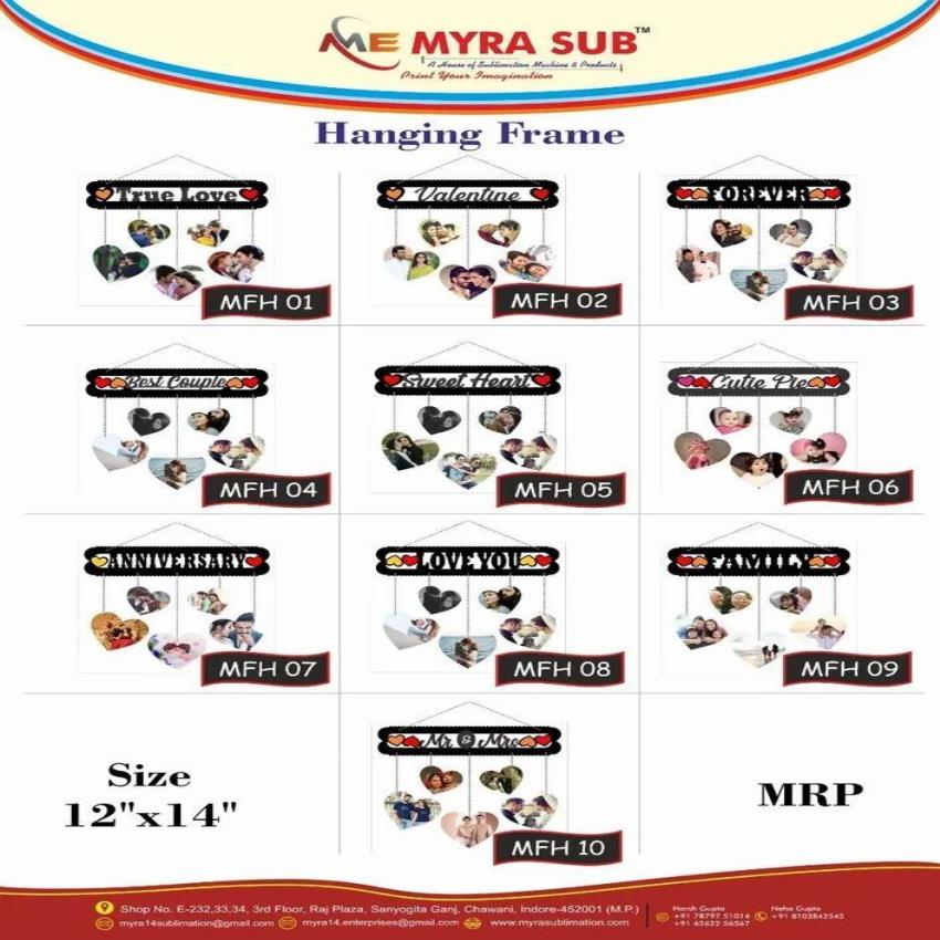 Framed Golden Wooden Wall Art