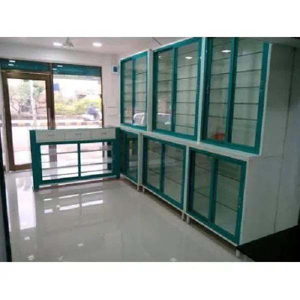 Free Standing Glass Showroom Rack