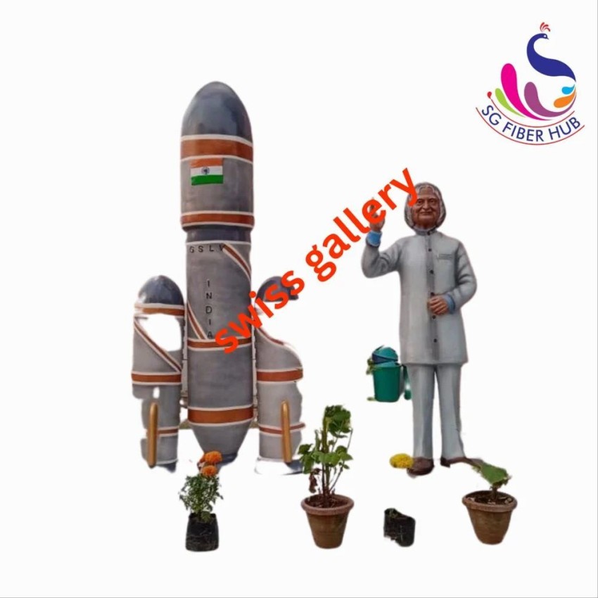 FRP DR Abdul Kalam Statue Sculpture, Outdoor