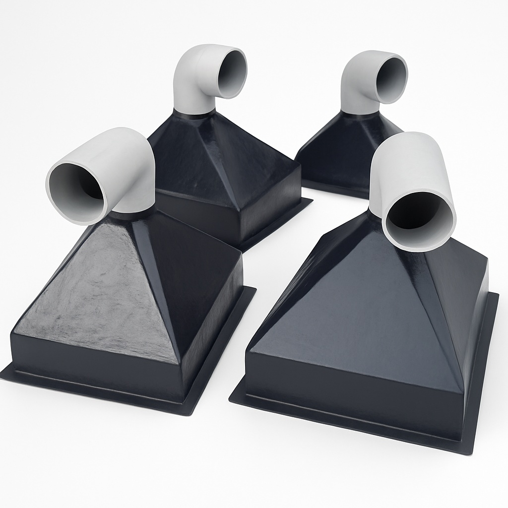 Custom FRP Fume Hood Duct