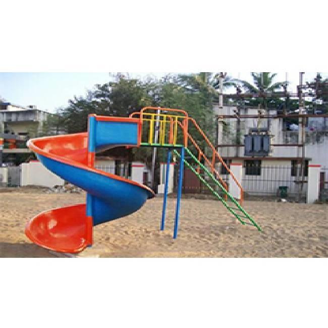 Fibreglass Spiral Slide