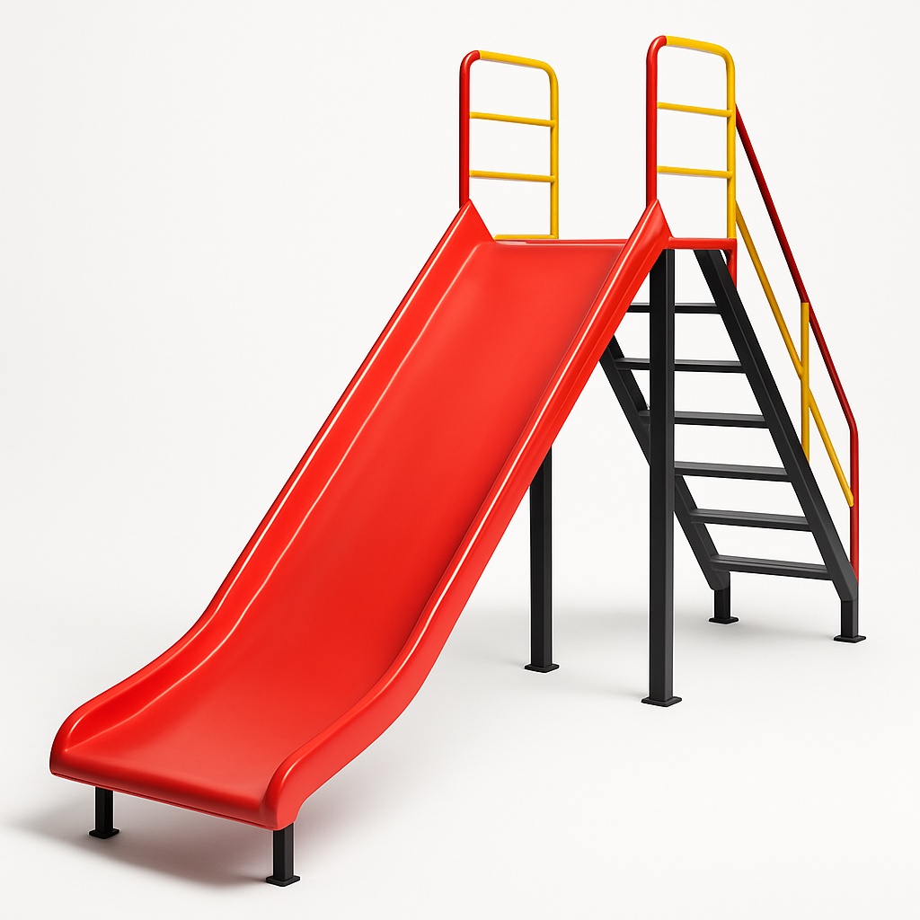 FRP Wide Playground Slide 3.5 Ft Height