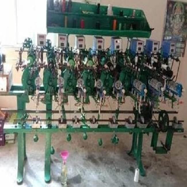 Fully Automatic 8 Head Thread Winding Machine