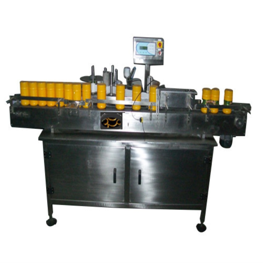 Automatic Bottle Label & Gum Machine