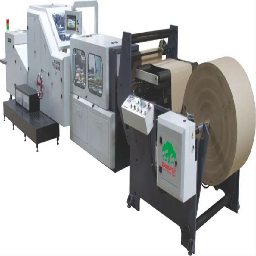Automatic Paper Bag Manufacturing Machine