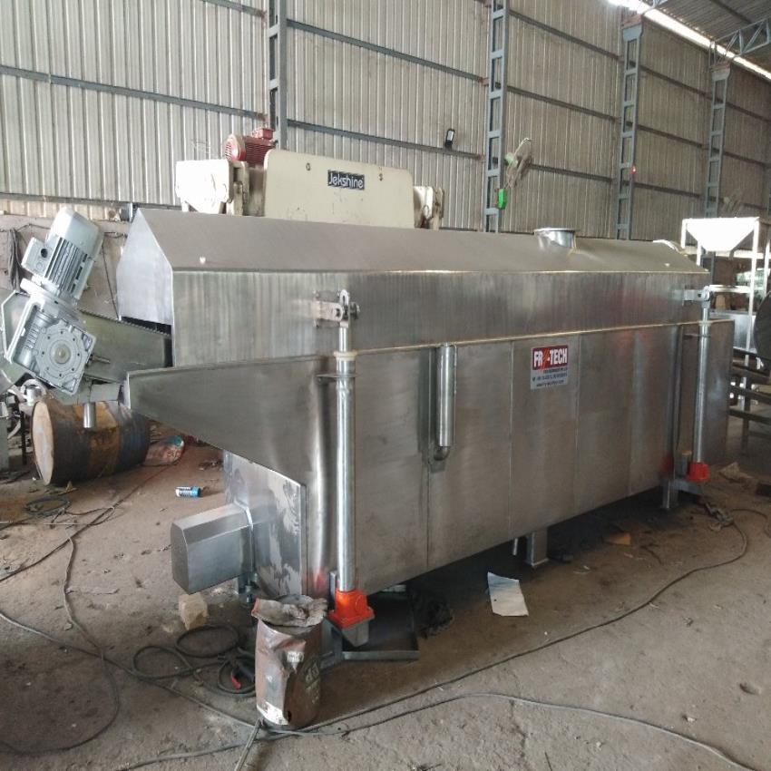 Continuous Stainless Steel Automatic Fryer Machine