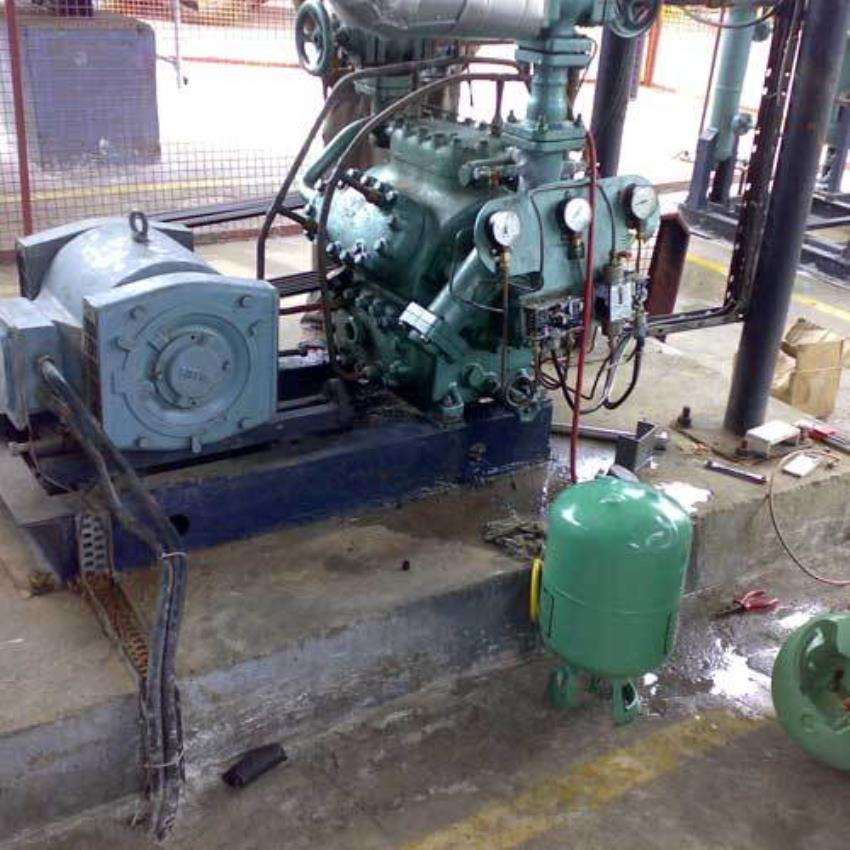 Galvanized Industrial Gas Reciprocating Compressor