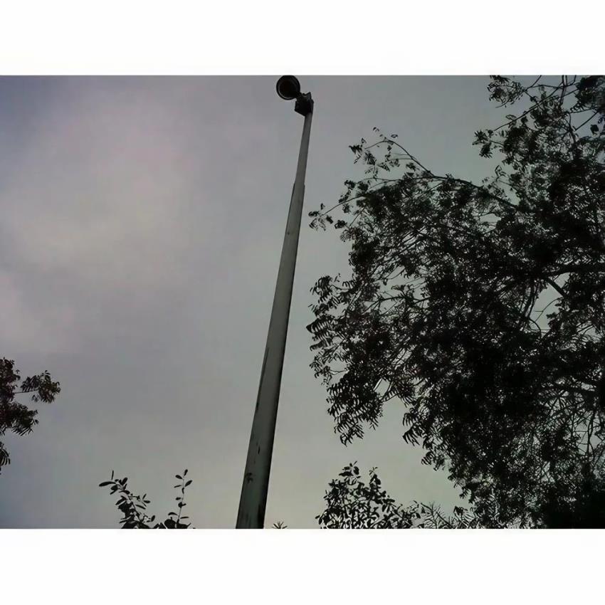 Galvanized Iron CCTV Pole