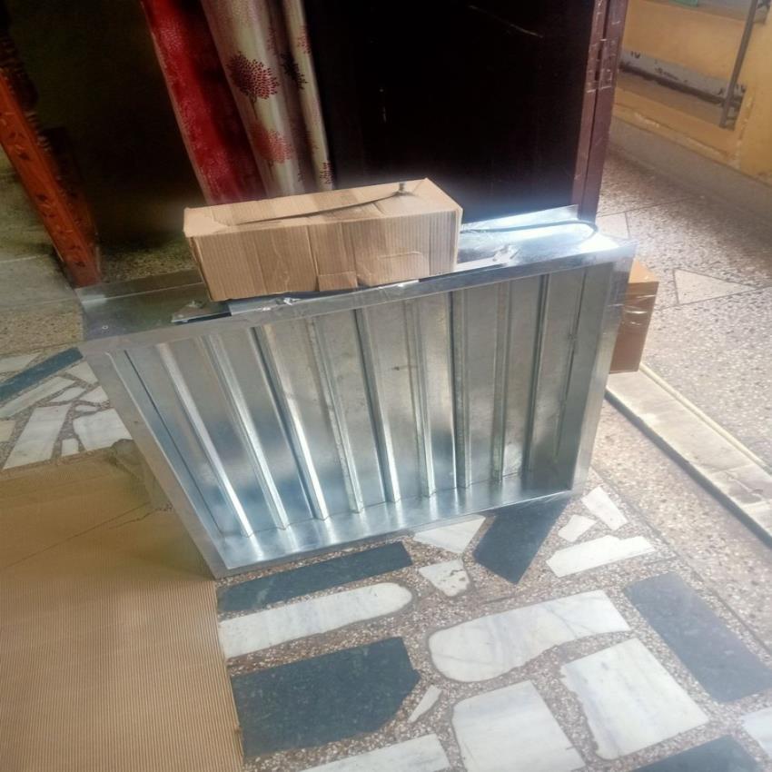 Galvanized Iron Motorized Industrial Damper