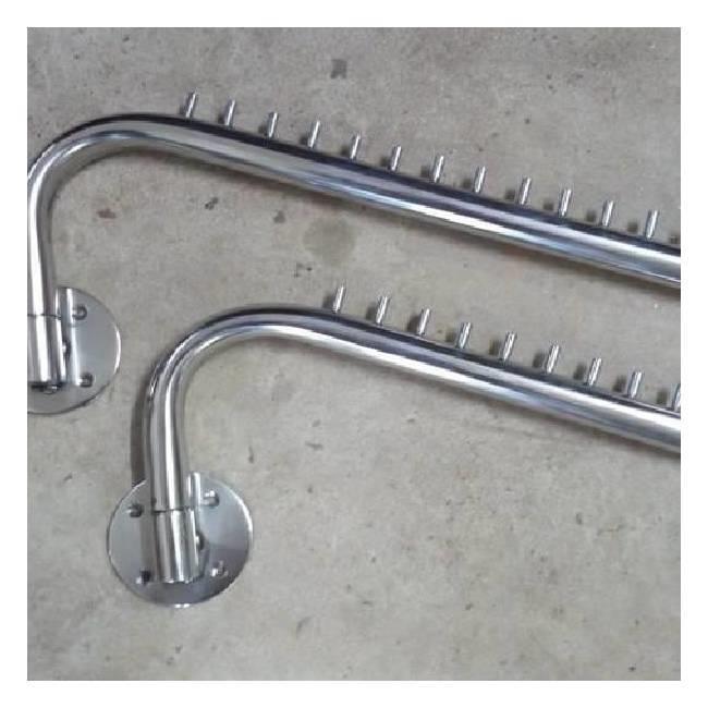 Garments Display Stand, Stainless Steel