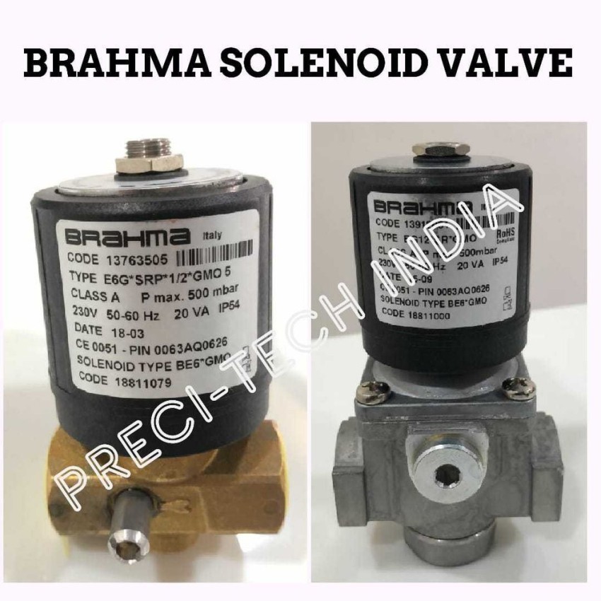 GAS AND OIL Brahma Automatic Solenoid Valve