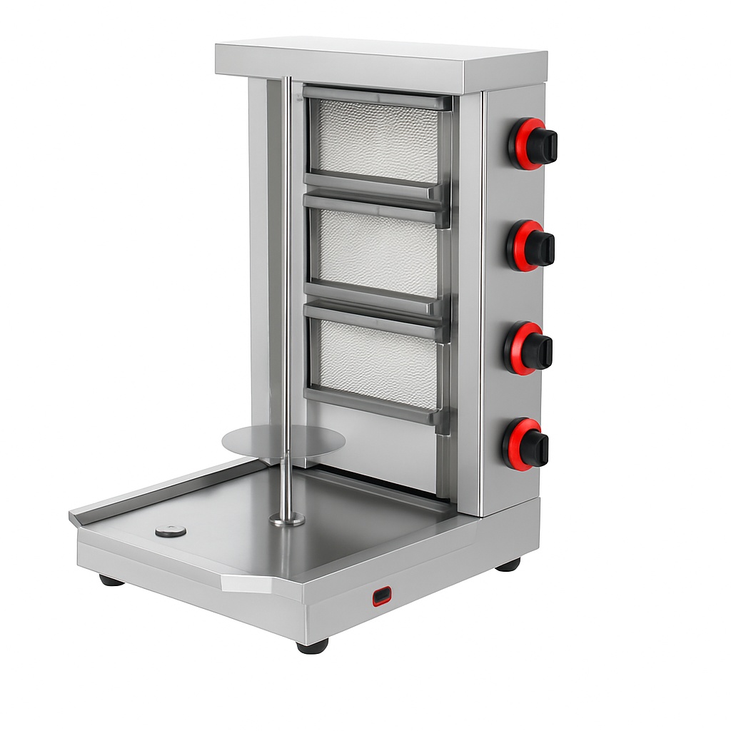 Gas Operated Shawarma Machine, Semi-Automatic