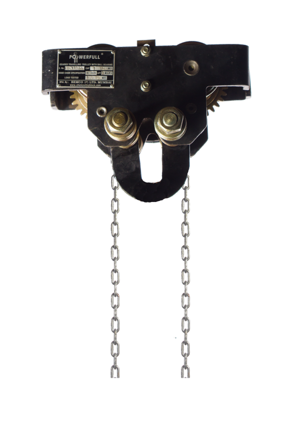 Geared Travel Trolley, 0.5 Ton 3 Meters