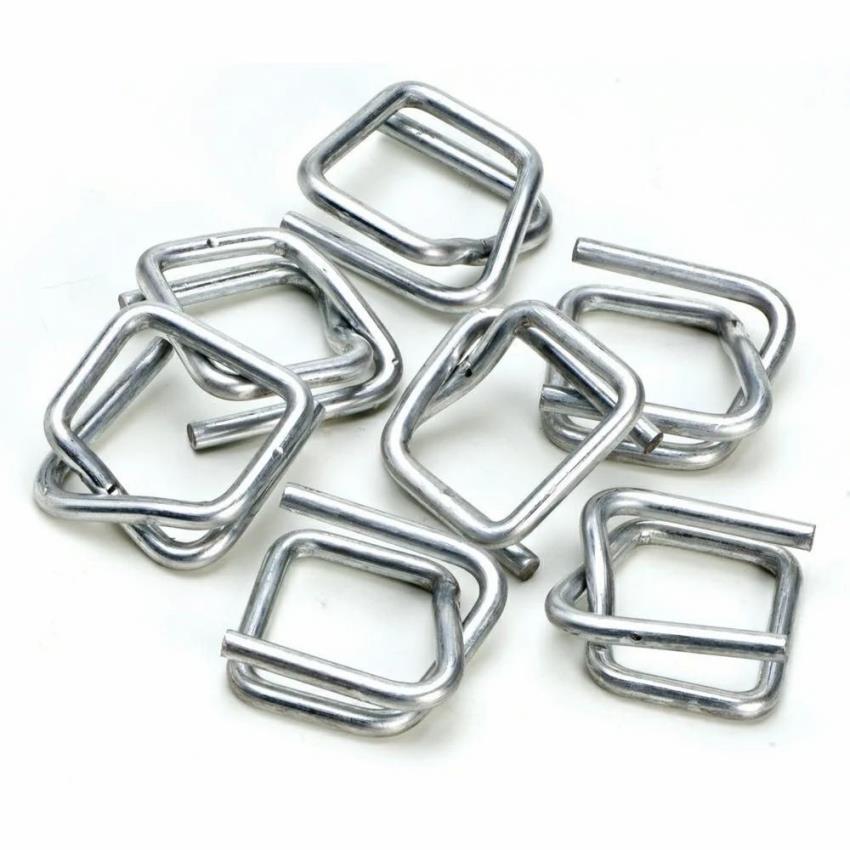 GI Silver Woven Lashing Strap Buckle