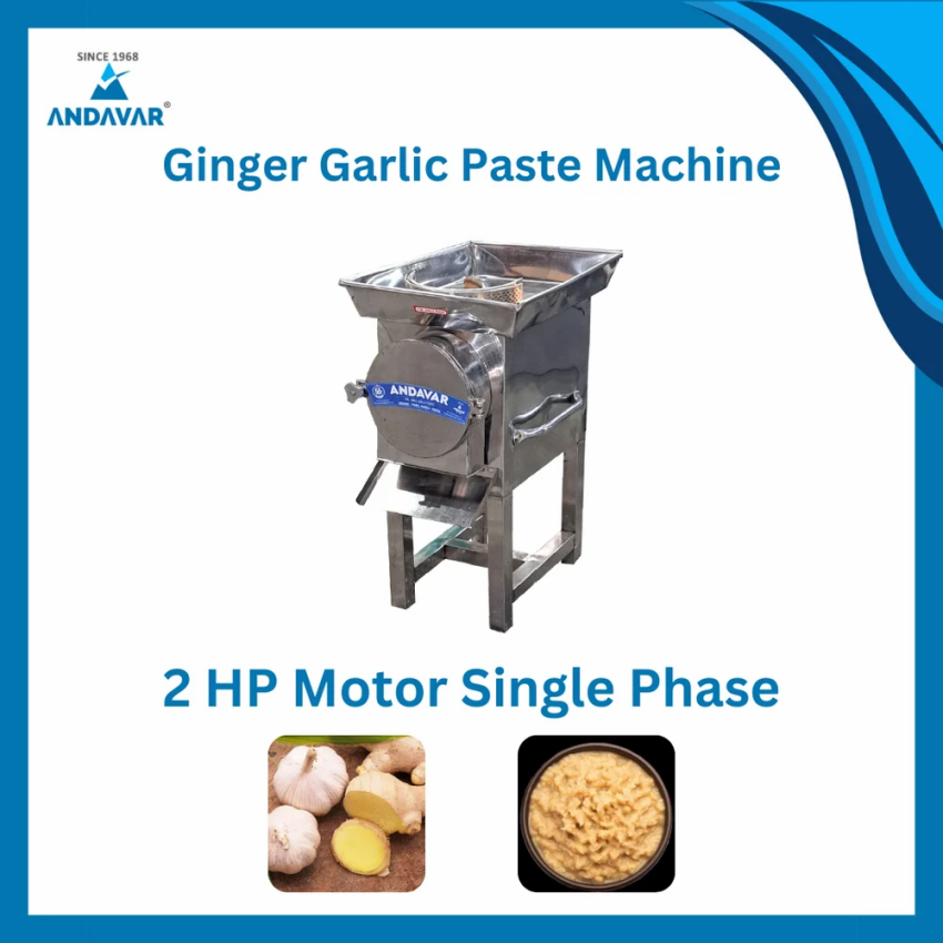 Stainless Steel Ginger Garlic Paste Machine
