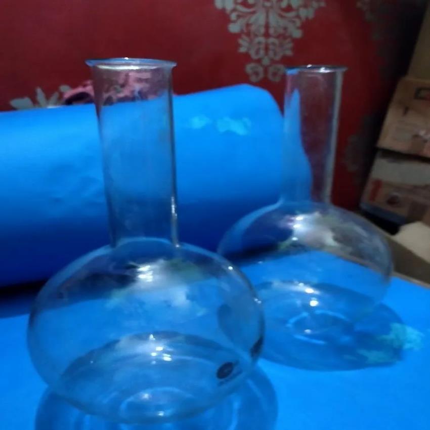 Glass Conical Flat Bottom Flask, 500 ml