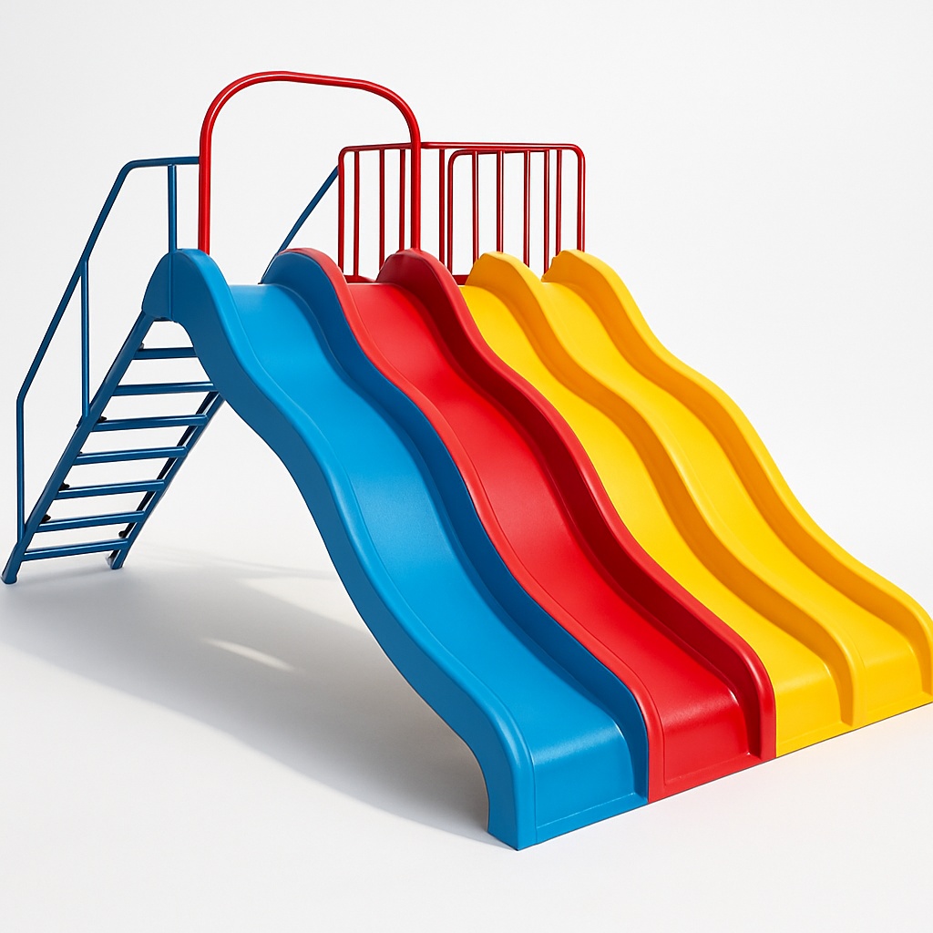 Glass Fibre Triple Wave Slide