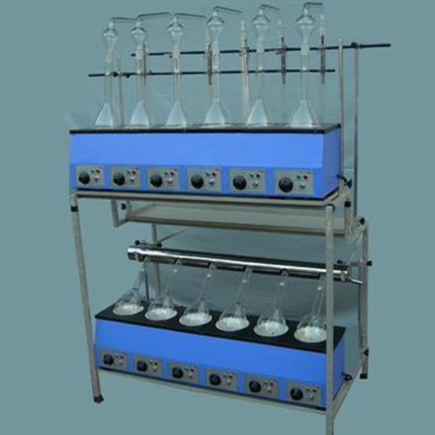 Glass Kjeldahl Distillation Assembly, Laboratory, 50 Hz