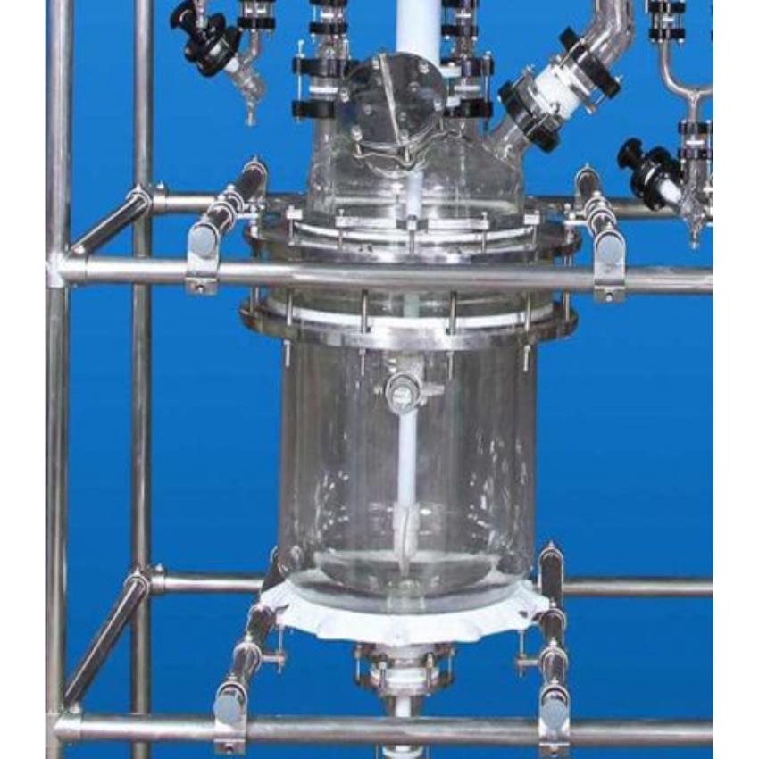 Glass Lined Reactor Distillation Setup